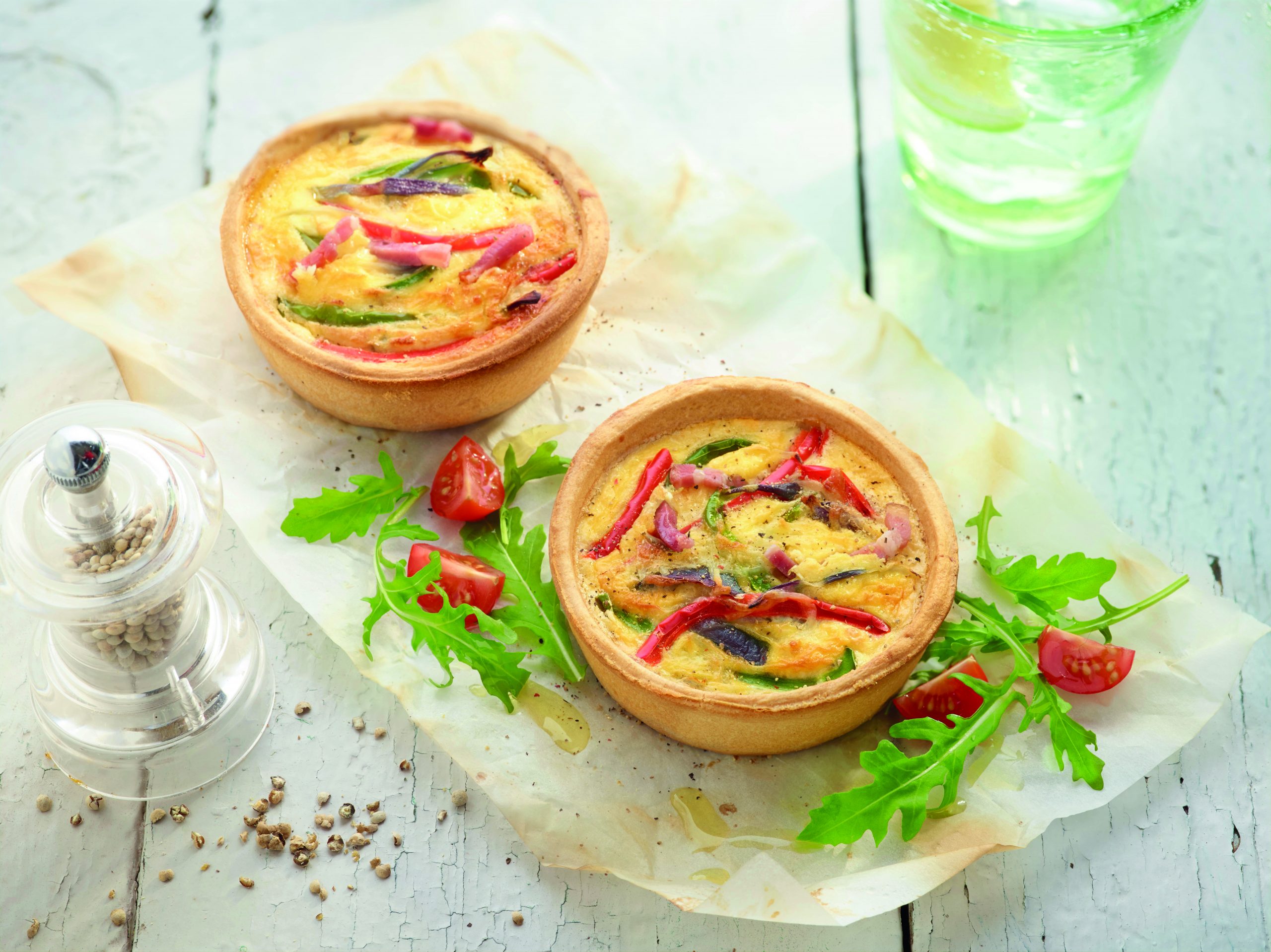 Bacon Fajita Quiche Pidy Gourmet Global Meal Ready to Fill pastry