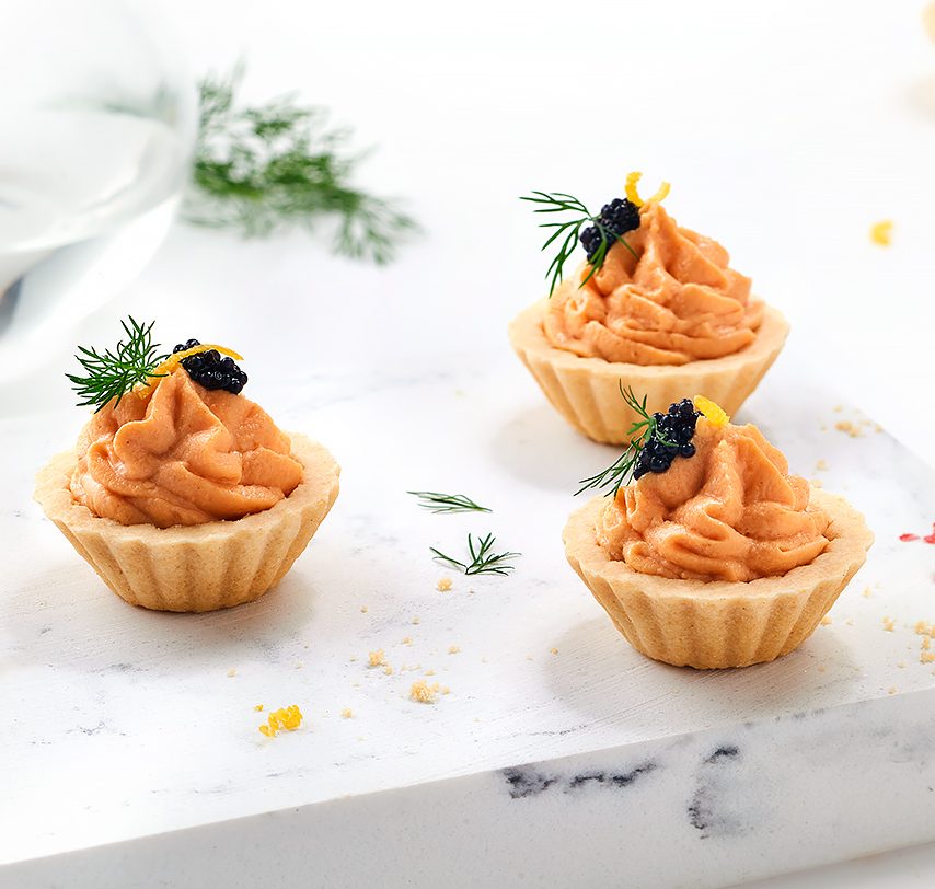 Mini Tellines with Salmon Mousse Pidy Global